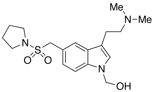 3-[2-(Dimethylamino)ethyl]-5-[(1-pyrrolidinylsulfonyl)methyl]-1H-indole-1-methanol