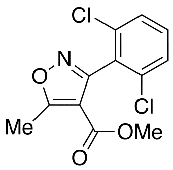 3-(2,6-Dichlorophenyl)-5-methyl-4-isoxazolylcarboxylic Acid Methyl Ester