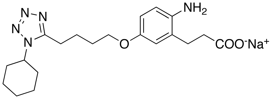 3-(2-Amino-5-(4-(1-cyclohexyl-1H-tetrazol-5-yl)butoxy)phenyl)propanoic Acid Sodium Salt