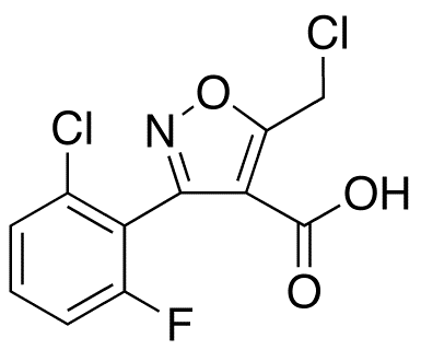 3-(2-Chloro-6-fluorophenyl)-5-(chloromethyl)-4-isoxazolyl]carboxylic Acid