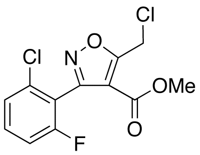 3-(2-Chloro-6-fluorophenyl)-5-(chloromethyl)-4-isoxazolyl]carboxylic Acid Methyl Ester