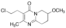 3-(2-Chloroethyl)-6,7,8,9-tetrahydro-7-methoxy-2-methyl-4H-pyrido[1,2-a]pyrimidin-4-one