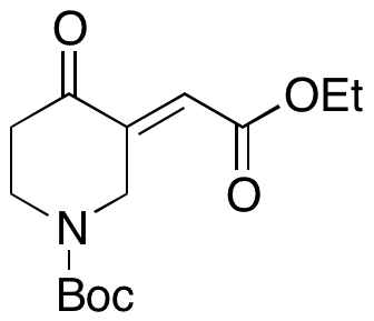 3-(2-Ethoxy-2-oxoethylidene)-4-oxo-1-piperidinecarboxylic Acid 1,1-Dimethylethyl Ester