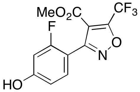 3-(2-Fluoro-4-hydroxyphenyl)-5-(trifluoromethyl)-4-Isoxazolecarboxylic Acid Methyl Ester