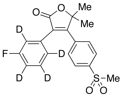 3-(3-Fluorophenyl)-5,5-dimethyl-4-[4-(methylsulfonyl)phenyl]-2(5H)-furanone-d4