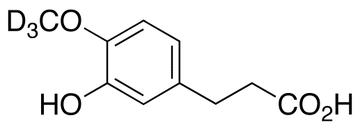 3-(3-Hydroxy-4-methoxyphenyl)propionic-d3 Acid (Dihydroisoferulic Acid)