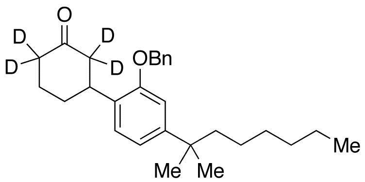 3-[4-(1,1-Dimethylheptyl)-2-(phenylmethoxy)phenyl]cyclohexanone-d4