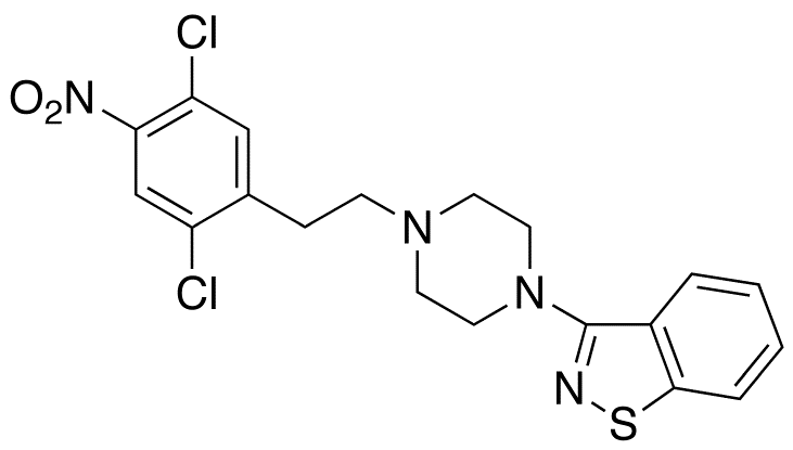 3-[4-[2-(2,5-Dichloro-4-nitrophenyl)ethyl]-1-piperazinyl]-1,2-benzisothiazole