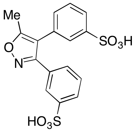 3-[4-[4-(sulfonyl)phenyl]-5-methyl-3-isoxazolyl]benzenesulfonic Acid