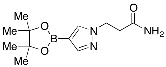 3-[4-(4,4,5,5-Tetramethyl-1,3,2-dioxaborolan-2-yl)-1H-pyrazol-1-yl]propanamide