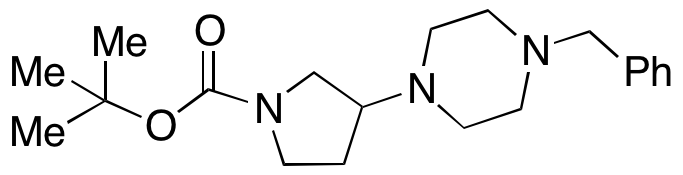 3-[4-(Phenylmethyl)-1-piperazinyl]-1-pyrrolidinecarboxylic Acid 1,1-Dimethylethyl Ester