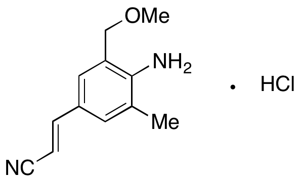 3-(4-Amino-3-(methoxymethyl)-5-methylphenyl)acrylonitrile Hydrochloride