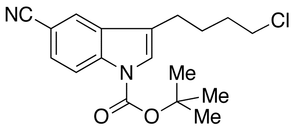 3-(4-Chlorobutyl)-1-(tert-butyloxycarbonyl)indole-5-carbonitrile