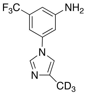 3-(4-Methyl-1H-imidazol-1-yl)-5-trifluoromethylaniline-d3