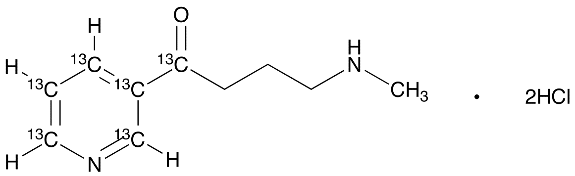 3-(4-Methylaminobutyryl)pyridine-1,2’,3’,4’,5’,6’-13C6, Dihydrochloride