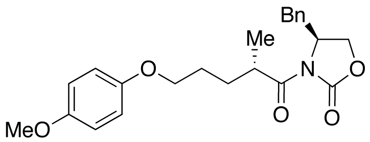 3-[5-(4-Methoxyphenoxy)-(2S)-2-methyl-1-oxobutyl]-(4S)-4-benzyl-2-oxazolidinone