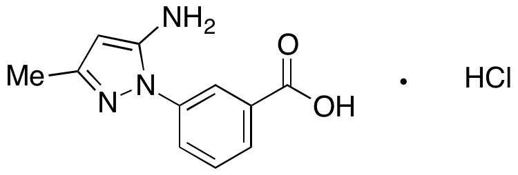 3-(5-Amino-3-methyl-1H-pyrazol-1-yl)-Benzoic Acid Hydrochloride