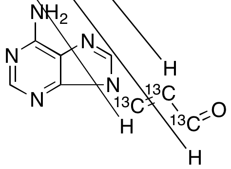 3-(6-Amino-9H-purin-9-yl)-2-propenal-13C3