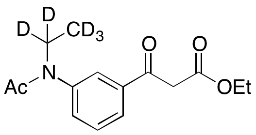 3-(Acetylethylamino)-β-oxo-benzenepropanoic Acid Ethyl Ester-d5