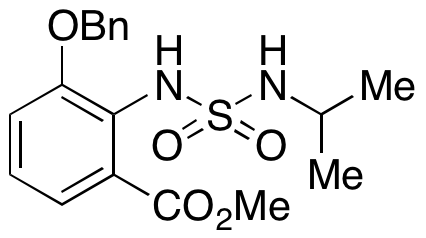 3-(Benzyloxy)-2-((N-isopropylsulfamoyl)amino)benzoic Acid Methyl Ester