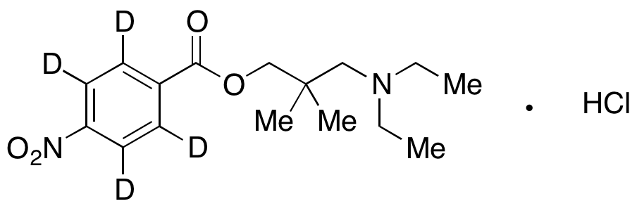 3-(Diethylamino)-2,2-dimethyl-1-propanol 4-Nitrobenzoate-d4 Hydrochloride