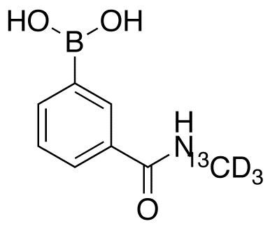 3-(Methylaminocarbonyl)benzeneboronic Acid-13C,d3