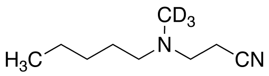 3-(N-Methyl-N-pentyl-amino)propionitrile-d3