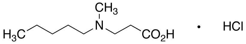 3-(N-Methyl-N-pentylamino)propionic Acid Hydrochloride