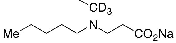 3-(N-Methyl-d3-N-pentylamino)propionic Acid Sodium Salt