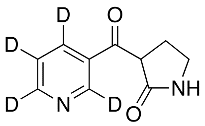 3-(Nicotinoyl-2,4,5,6-d4)-2-pyrrolidinone