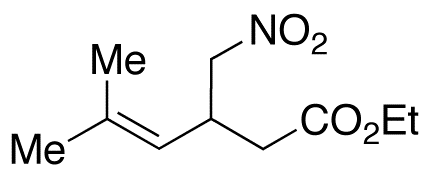 3-(Nitromethyl)-5-methyl-4-hexenoic Acid Ethyl Ester