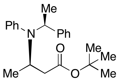 3-(Phenyl((S)-1-phenylethyl)amino)butanoic Acid (R)-tert-Butyl Ester