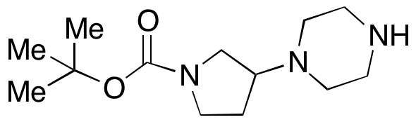 3-(Piperazin-1-yl)pyrrolidine-1-carboxylic Acid tert-Butyl Ester