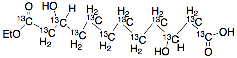 3,10-Dihydroxydodecanedioic-13C12 Acid 1-Ethyl Ester