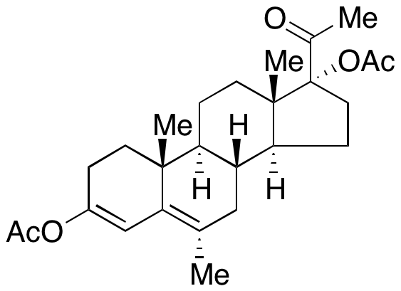 3,17-Dihydroxy-6-methyl-pregna-3,5-dien-20-one Diacetate