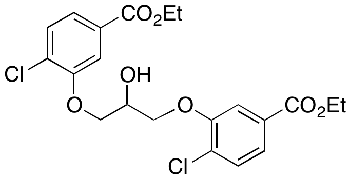 3,3’-((2-Hydroxypropane-1,3-diyl)bis(oxy))bis(4-chlorobenzoic acid) Diethyl Ester