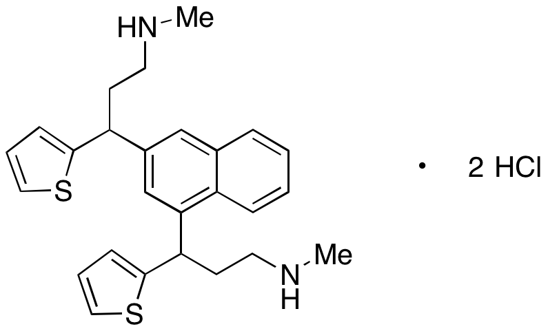 3,3’-(Naphthalene-1,3-diyl)bis(N-methyl-3-(thiophen-2-yl)propan-1-amine) Dihydrochloride