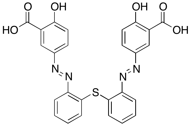 3,3’-[Thiobis(2,1-phenylene-2,1-diazenediyl)]bis[6-hydroxybenzoic Acid