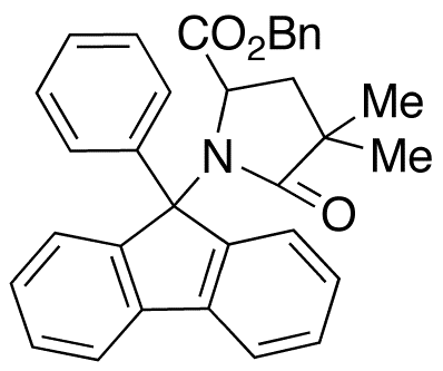 3,3-Dimethyl-4-oxo-1-(9-phenylfluorenyl)-proline Benzyl Ester