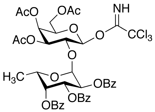 3,4,6-Tri-O-acetyl-2-O-(2’,3’,4’-tri-O-benzoyl-α-L-fucopyranosyl)galactopyranosyl Trichloroacetimidate