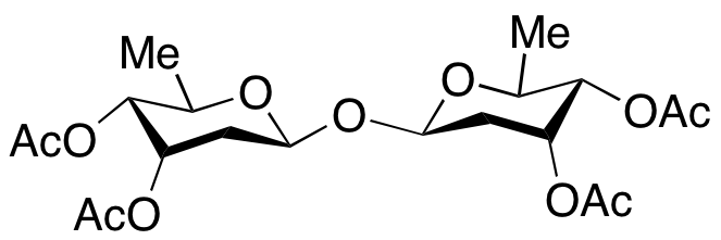 3,4-Di-O-acetyl-2,6-dideoxy-α/β-L-arabino-hexopyranosyl 2,6-Dideoxy-α/β-L-arabino-hexopyranoside Diacetate