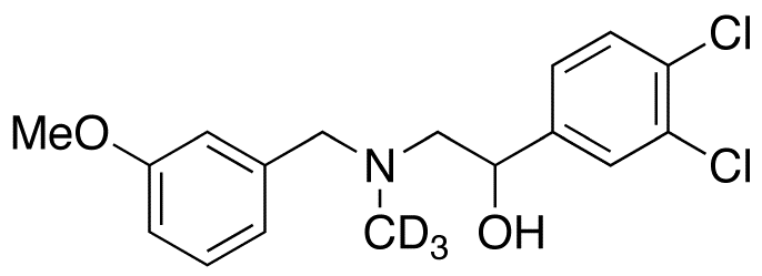 3,4-Dichloro-α-[[[(3-methoxyphenyl)methyl]methylamino]methyl]-benzenemethanol-d3