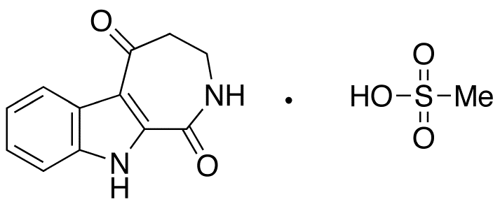 3,4-Dihydro-2H,10H-azepino[3,4-b]indole-1,5-dione Methanesulfonate Salt