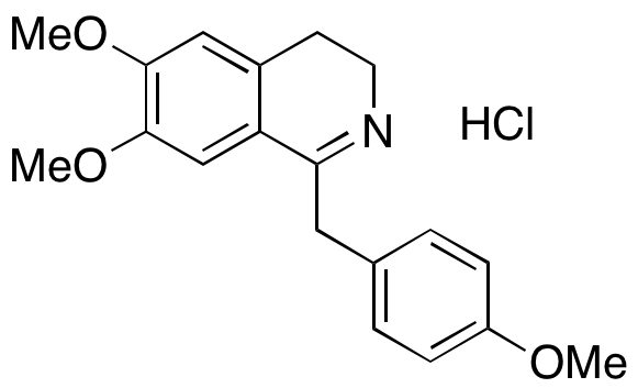 3,4-Dihydro-6,7-dimethoxy-1-(p-methoxybenzyl)isoquinoline Hydrochloride