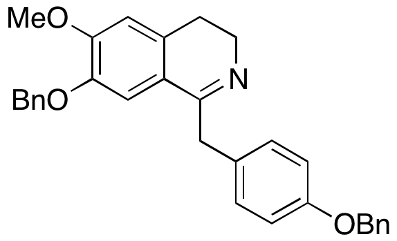 3,4-Dihydro-6-methoxy-7-(phenylmethoxy)-1-[[4-(phenylmethoxy)phenyl]methyl]-isoquinoline