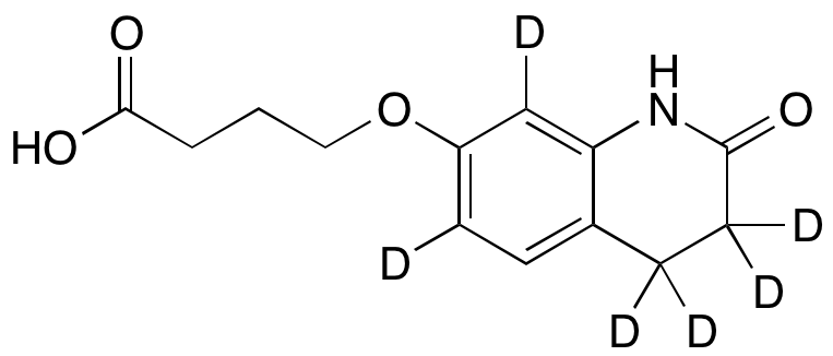 3,4-Dihydro-7-(3’carboxy)propoxy-2(1H)-(quinolinone-2,2,3,3,6,8-d6)