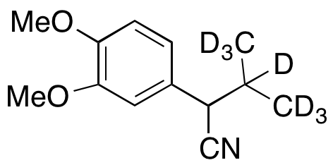 3,4-Dimethoxy-α-(1-methylethyl-d7)benzeneacetonitrile