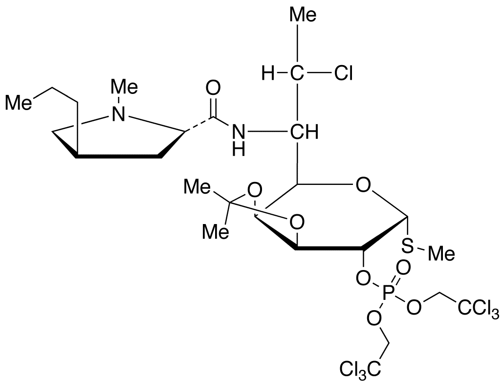 3,4-O-Isopropylidene Clindamycin 2-[Bis(2,2,2-trichloroethyl)phosphate]