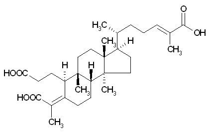 3,4-Secocucurbita-4,24-diene-3,26,29-trioic acid 