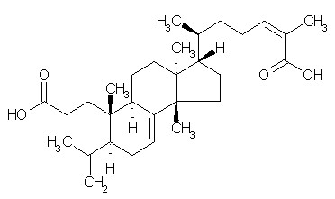 3,4-Secotirucalla-4(28,7,24-triene-3),26-dioic acid